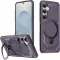 Phonesta IronLock Back Cover hoesje met ring en MagSafe voor Samsung Galaxy S25/S24 - Paars