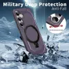 Phonesta IronLock Back Cover hoesje met ring en MagSafe voor Samsung Galaxy S25/S24 - Paars 3
