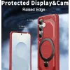 Phonesta IronLock Back Cover hoesje met ring en MagSafe voor Samsung Galaxy S25/S24 - Rood 4