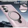 Phonesta IronLock Back Cover hoesje met ring en MagSafe voor Samsung Galaxy S25/S24 - Roze 5