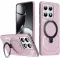 Phonesta IronLock Back Cover hoesje met ring en MagSafe voor Xiaomi 14T - Roze