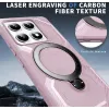 Phonesta IronLock Back Cover hoesje met ring en MagSafe voor Xiaomi 14T - Roze 5