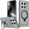 Phonesta IronLock Back Cover hoesje met ring en MagSafe voor Xiaomi 14T Pro - Grijs