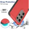 Phonesta ImpactShield Back Cover hoesje voor Samsung Galaxy S25 Ultra - Rood 1