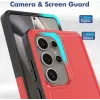 Phonesta ImpactShield Back Cover hoesje voor Samsung Galaxy S25 Ultra - Rood 2