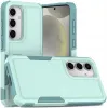 Phonesta ImpactShield Back Cover hoesje voor Samsung Galaxy S25/S24 - Mintgroen