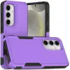 Phonesta ImpactShield Back Cover hoesje voor Samsung Galaxy S25/S24 - Paars 0