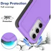 Phonesta ImpactShield Back Cover hoesje voor Samsung Galaxy S25/S24 - Paars 2