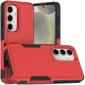 Phonesta ImpactShield Back Cover hoesje voor Samsung Galaxy S25/S24 - Rood