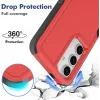 Phonesta ImpactShield Back Cover hoesje voor Samsung Galaxy S25/S24 - Rood 2