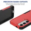 Phonesta ImpactShield Back Cover hoesje voor Samsung Galaxy S25/S24 - Rood 4
