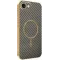 Phonesta Luxury Carbon Fiber Back Cover hoesje met MagSafe voor Apple iPhone 17e/16e - Bruin