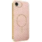 Phonesta Luxury Carbon Fiber Back Cover hoesje met MagSafe voor Apple iPhone 17e/16e - Roze