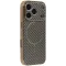 Phonesta Luxury Carbon Fiber Back Cover hoesje met MagSafe voor Apple iPhone 17 Pro - Bruin