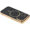 Phonesta Luxury Carbon Fiber Back Cover hoesje met MagSafe voor Apple iPhone 17 Pro - Zwart 4