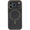 Phonesta Luxury Carbon Fiber Back Cover hoesje met MagSafe voor Apple iPhone 17 Pro Max - Zwart 2