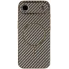 Phonesta Luxury Carbon Fiber Back Cover hoesje met MagSafe voor Apple iPhone Air - Bruin 2