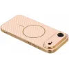 Phonesta Luxury Carbon Fiber Back Cover hoesje met MagSafe voor Apple iPhone Air - Roze 4