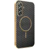 Phonesta Luxury Carbon Fiber Back Cover hoesje met MagSafe voor Samsung Galaxy A17/A26 - Zwart
