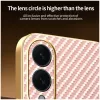 Phonesta Luxury Carbon Fiber Back Cover hoesje met MagSafe voor Samsung Galaxy S25 Edge - Roze 7