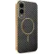 Phonesta Luxury Carbon Fiber Back Cover hoesje met MagSafe voor Samsung Galaxy S25 Edge - Zwart