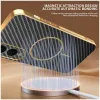 Phonesta Luxury Carbon Fiber Back Cover hoesje met MagSafe voor Samsung Galaxy S25 Edge - Zwart 4