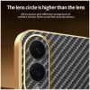Phonesta Luxury Carbon Fiber Back Cover hoesje met MagSafe voor Samsung Galaxy S25 Edge - Zwart 7