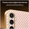 Phonesta Luxury Carbon Fiber Back Cover hoesje met MagSafe voor Samsung Galaxy S25 FE - Roze 7