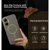 Phonesta Luxury Carbon Fiber Back Cover hoesje met MagSafe voor Xiaomi Poco F7 - Bruin 2