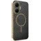 Phonesta Luxury Carbon Fiber Back Cover hoesje met MagSafe voor Xiaomi Poco F7 - Zwart