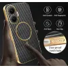 Phonesta Luxury Carbon Fiber Back Cover hoesje met MagSafe voor Xiaomi Poco F7 - Zwart 7