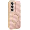 Phonesta Luxury Carbon Fiber Back Cover hoesje met MagSafe voor Xiaomi Redmi 15 - Roze