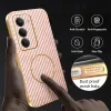 Phonesta Luxury Carbon Fiber Back Cover hoesje met MagSafe voor Xiaomi Redmi 15 - Roze 6