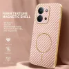 Phonesta Luxury Carbon Fiber Back Cover hoesje met MagSafe voor Xiaomi Redmi 15C / Xiaomi Poco C85 - Roze 2