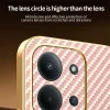 Phonesta Luxury Carbon Fiber Back Cover hoesje met MagSafe voor Xiaomi Redmi 15C / Xiaomi Poco C85 - Roze 5