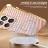 Phonesta Luxury Carbon Fiber Back Cover hoesje met MagSafe voor Motorola Edge 60 / Edge 60 Fusion - Roze 1