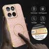 Phonesta Luxury Carbon Fiber Back Cover hoesje met MagSafe voor Motorola Edge 60 / Edge 60 Fusion - Roze 6