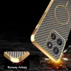 Phonesta Luxury Carbon Fiber Back Cover hoesje met MagSafe voor Motorola Moto G56 - Bruin 7