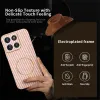 Phonesta Luxury Carbon Fiber Back Cover hoesje met MagSafe voor Motorola Moto G56 - Roze 4
