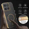 Phonesta Luxury Carbon Fiber Back Cover hoesje met MagSafe voor Motorola Moto G56 - Zwart 7