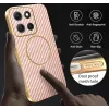 Phonesta Luxury Carbon Fiber Back Cover hoesje met MagSafe voor Motorola Moto G86 - Roze 6