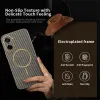 Phonesta Luxury Carbon Fiber Back Cover hoesje met MagSafe voor OnePlus Nord CE5 - Bruin 4