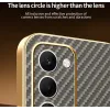 Phonesta Luxury Carbon Fiber Back Cover hoesje met MagSafe voor Oppo A5/A5m - Bruin 5
