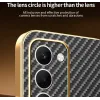 Phonesta Luxury Carbon Fiber Back Cover hoesje met MagSafe voor Oppo A5/A5m - Zwart 5