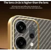 Phonesta Luxury Carbon Fiber Back Cover hoesje met MagSafe voor Oppo Reno14 - Bruin 4