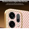 Phonesta Luxury Carbon Fiber Back Cover hoesje met MagSafe voor Oppo Reno14 - Roze 4