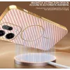 Phonesta Luxury Carbon Fiber Back Cover hoesje met MagSafe voor Oppo Reno14 - Roze 5