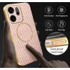 Phonesta Luxury Carbon Fiber Back Cover hoesje met MagSafe voor Oppo Reno14 - Roze 6