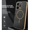 Phonesta Luxury Carbon Fiber Back Cover hoesje met MagSafe voor Oppo Reno14 - Zwart 1