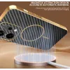 Phonesta Luxury Carbon Fiber Back Cover hoesje met MagSafe voor Oppo Reno14 - Zwart 5